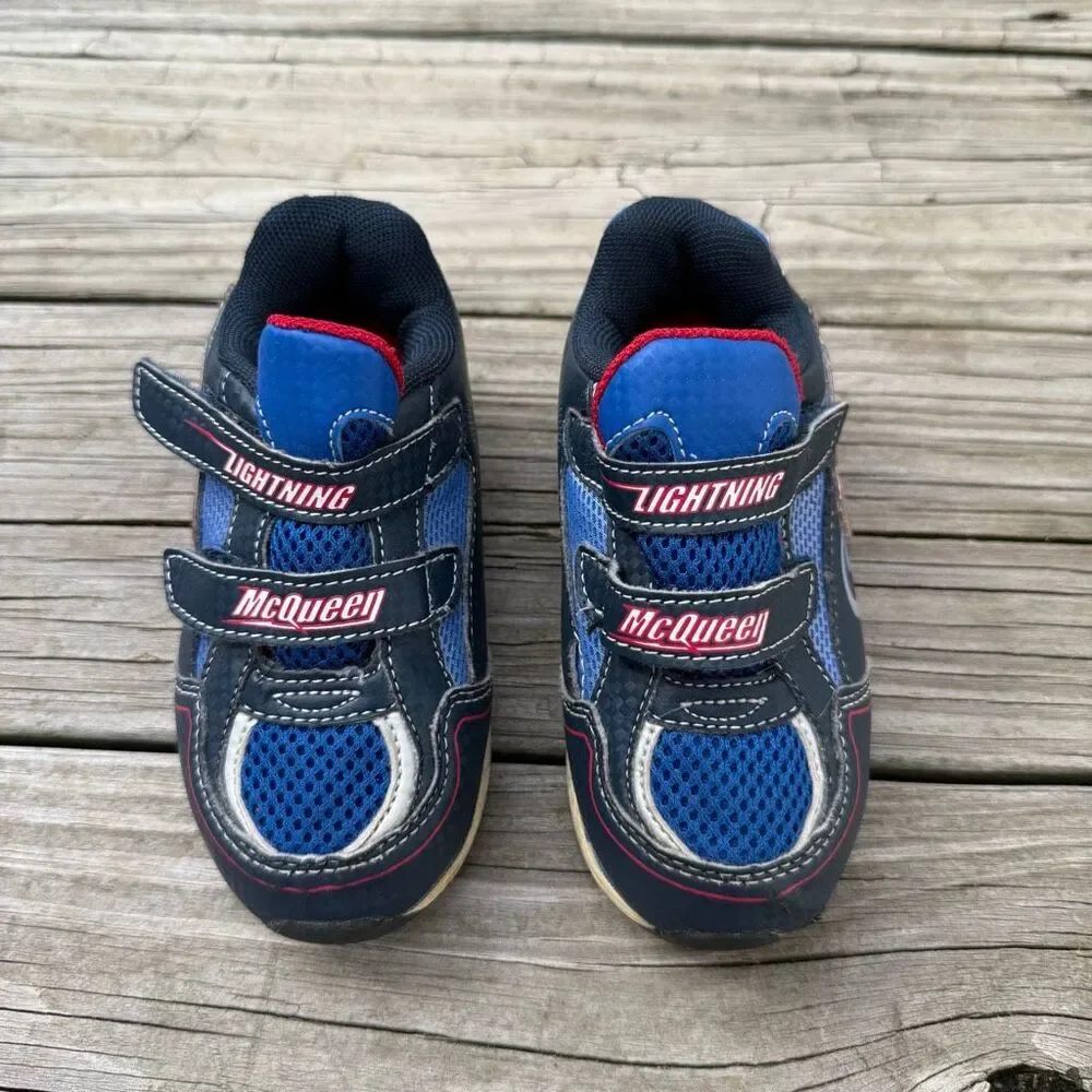 Disney Pixar Cars Lightning McQueen Kids Sneakers Shoes